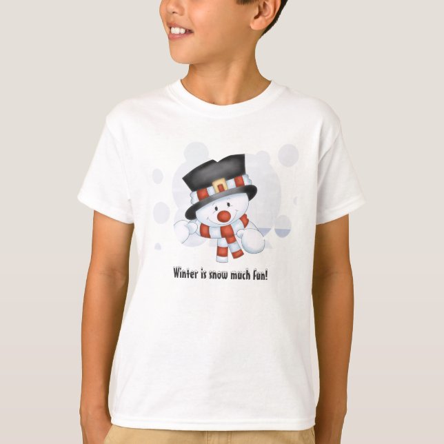Frosty the Snowman Kid's T-Shirt (Front)