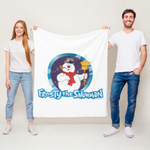 Frosty the Snowman™   Magical Frosty Portrait Fleece Blanket