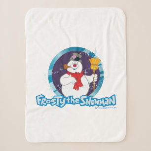 Frosty the Snowman™   Magical Frosty Portrait Sherpa Blanket