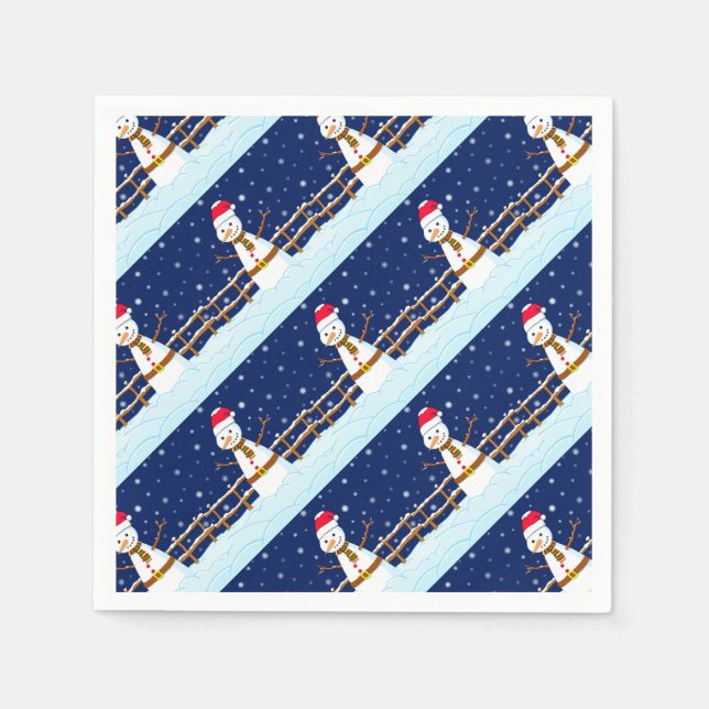 Frosty the Snowman Napkin (Front)