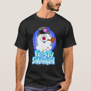 Frosty The Snowman Portrait Logo  T-Shirt