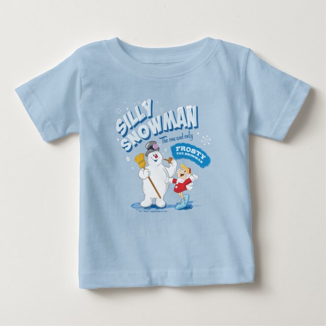 Frosty the Snowman™ | "Silly Snowman" Baby T-Shirt (Front)