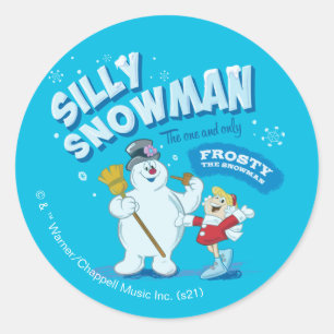 Frosty the Snowman™   "Silly Snowman" Classic Round Sticker