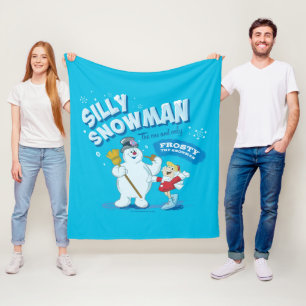 Frosty the Snowman™   "Silly Snowman" Fleece Blanket