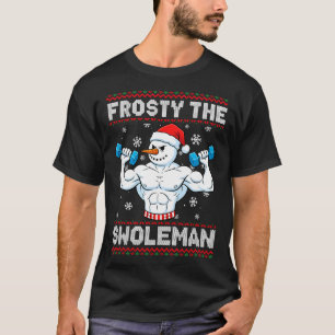 Frosty The Swoleman Ugly Christmas Sweater Funny S
