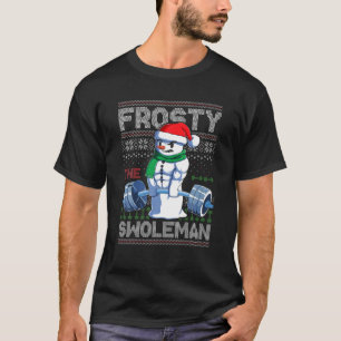 Frosty The Swoleman Ugly Christmas Sweater Funny S