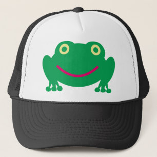frosty trucker hat