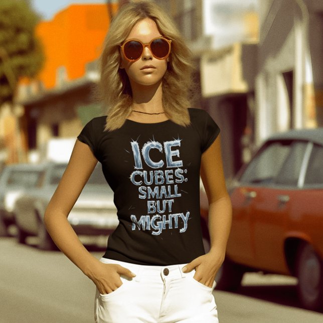 Frosty Warriors: Ice Cubes Small But Mighty T-Shirt (Creator Uploaded)