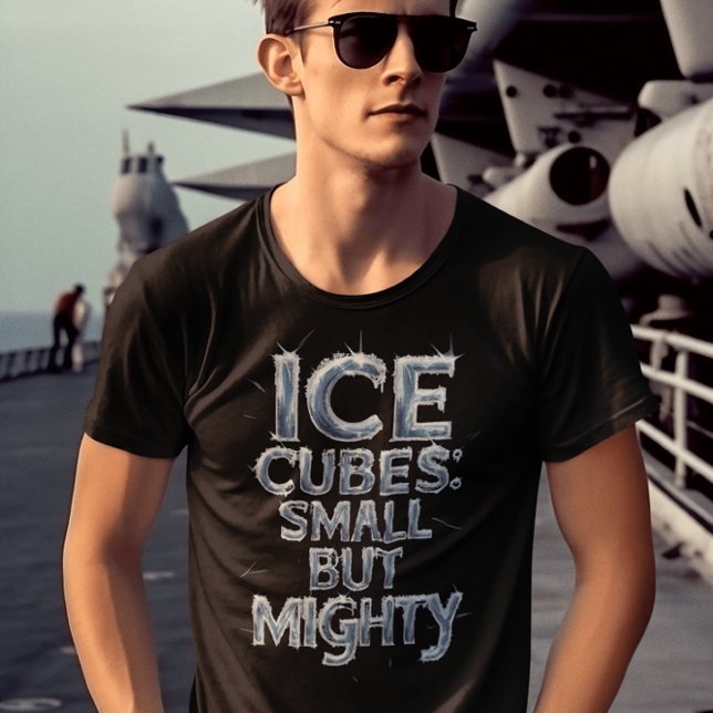 Frosty Warriors: Ice Cubes Small But Mighty T-Shirt (Creator Uploaded)