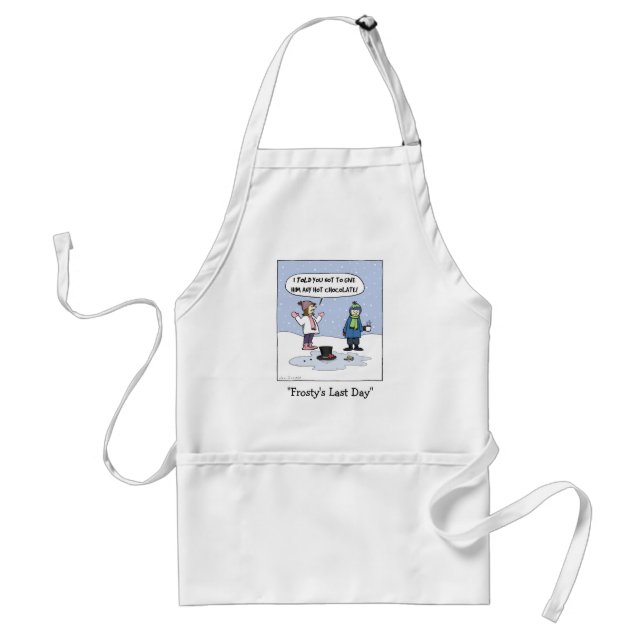 "Frosty's Last Day" Standard Apron (Front)