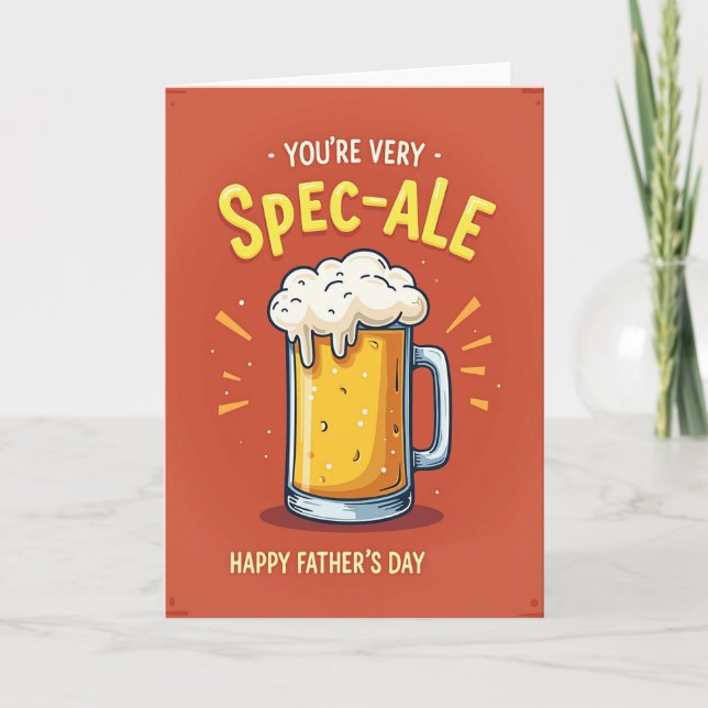 Frothy Mug Fathers Day Card (Front)