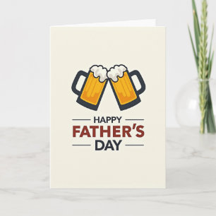 Frothy Toast Fathers Day Card