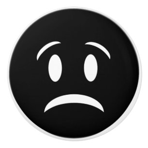 FROWNIE FACE CERAMIC KNOB