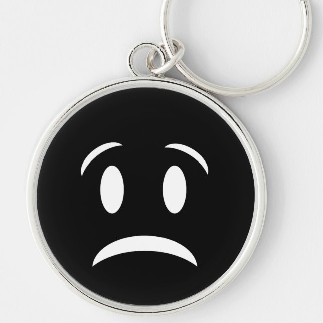 FROWNIE FACE KEY RING (Front)