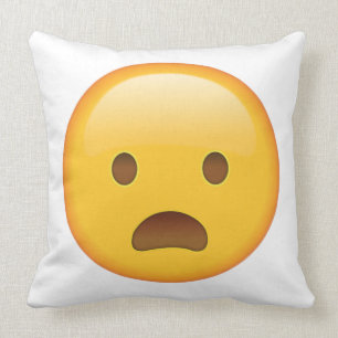 Frowning Face with Open Mouth - Emoji Cushion