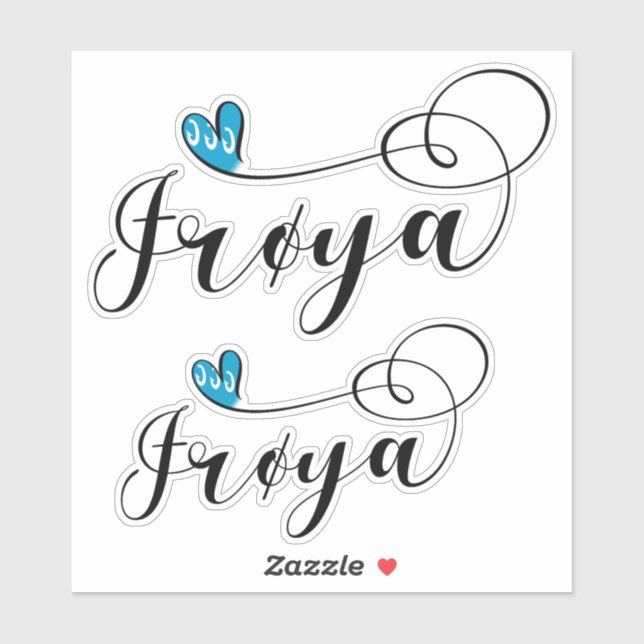 Frøya Flag Heart, Trøndelag (Sheet)