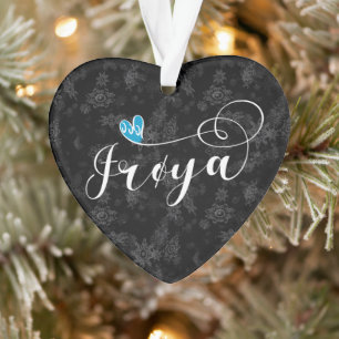 Frøya Flag Heart, Trøndelag Ornament