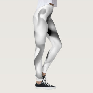 Frozen: Abstract Grey, White & Black Leggings