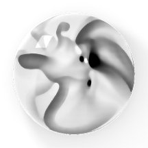 Frozen: Abstract Grey, White & Black