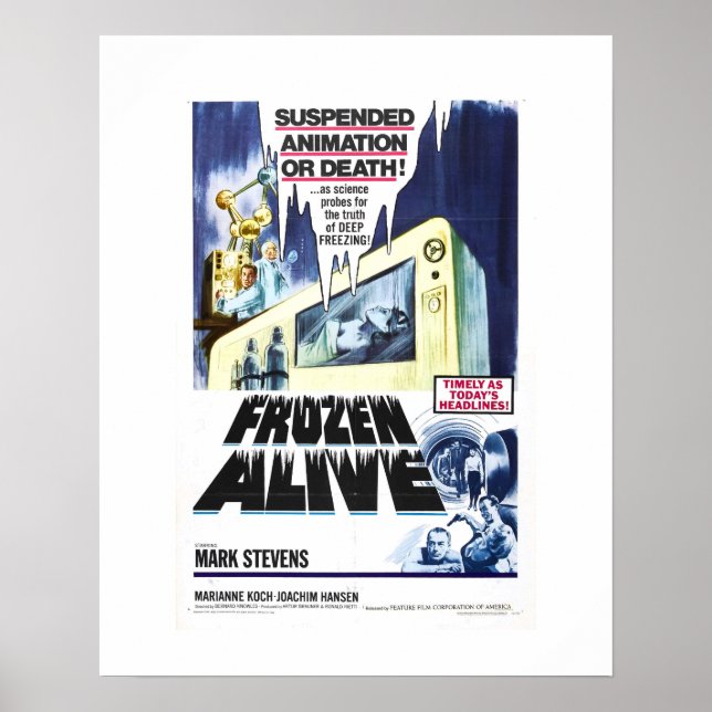 Frozen Alive Poster (Front)