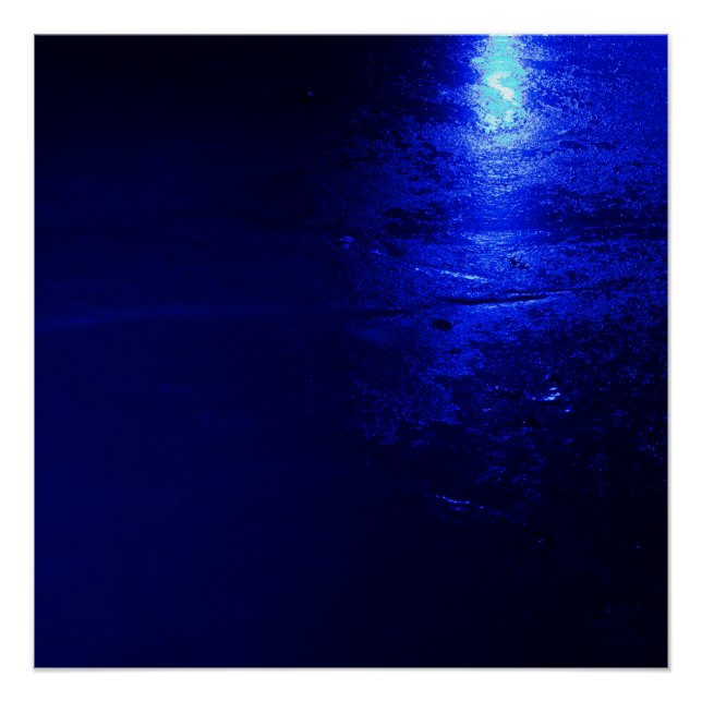 Frozen Blue 20" x 20", Poster Paper (Semi-Gloss) (Front)