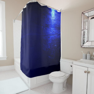 FROZEN BLUE SHOWER CURTAIN