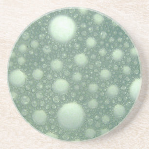 Frozen Bubbles Under Lake Ice Coaster