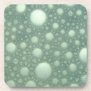 Frozen Bubbles Under Lake Ice Coaster