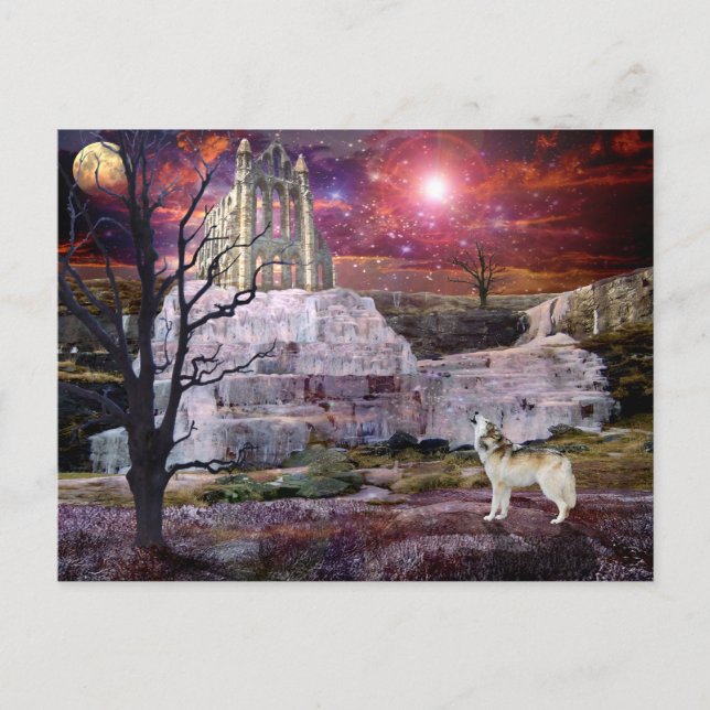 Frozen by Moonlight Postcard (Front)