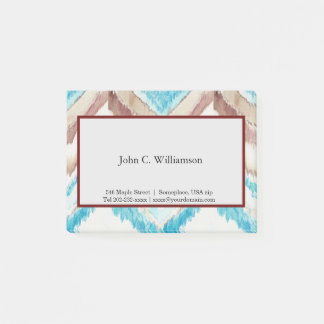 Frozen Chevron post-it Notes