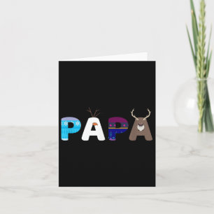Frozen Dad And Mum Birthday Papa Family Party Snow Card