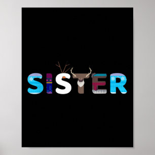 Frozen Dad And Mum Birthday Sister Family Party Sn Poster