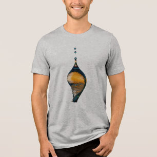 Frozen Dewdrops - Nature’s Icy Elegance Tri-Blend Shirt