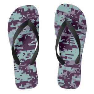 Frozen Digital Camo Pattern Jandals