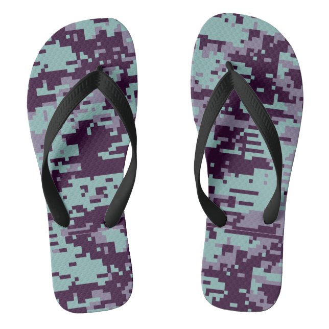 Frozen Digital Camo Pattern Jandals (Footbed)