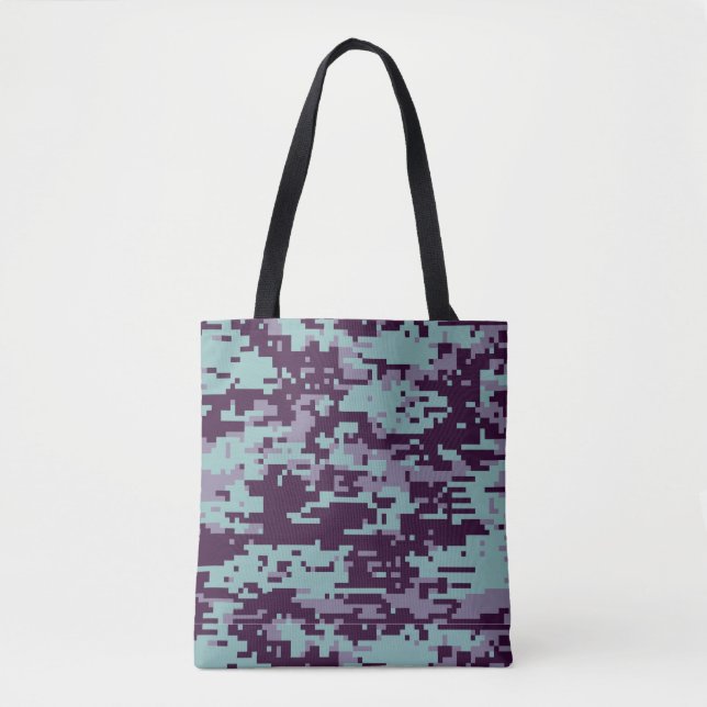 Frozen Digital Camo Pattern Tote Bag (Front)