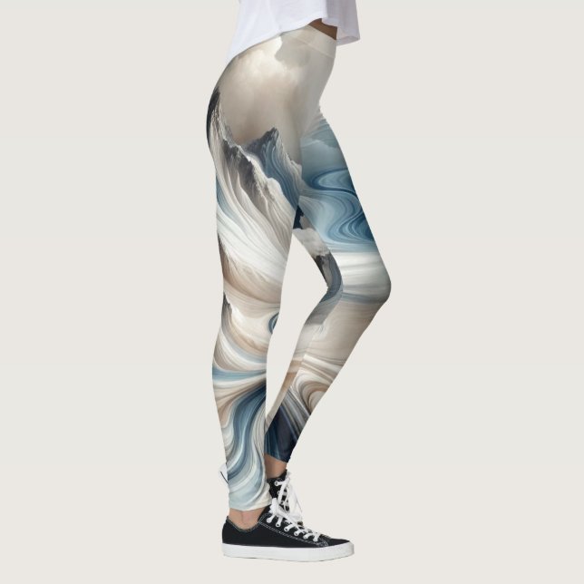 Frozen Flow Yoga Leggings (Right)