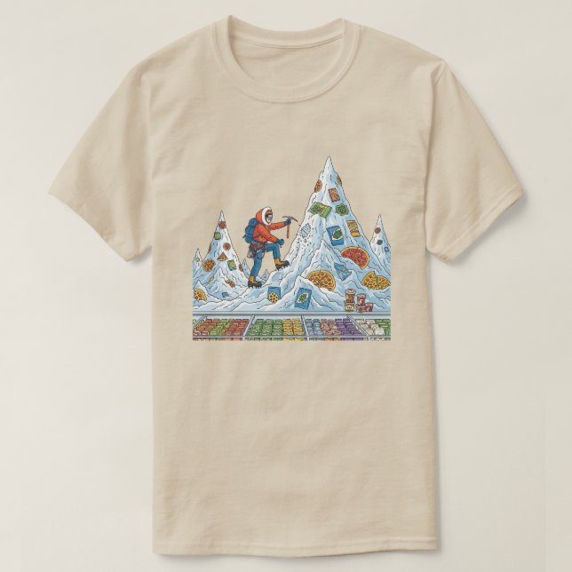 Frozen Food Climber Minimalist T-shirt Unisex (Design Front)