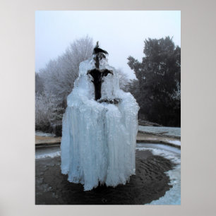 Frozen fountain poster