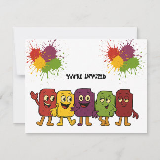 Frozen Friends Invitation