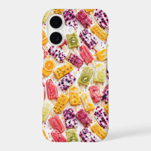 Frozen Fruit Popsicles Abstract