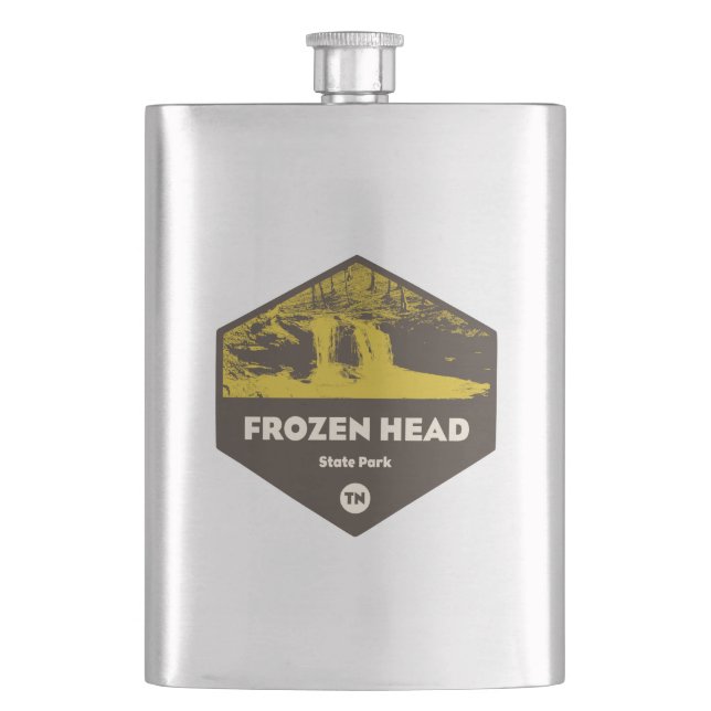 Frozen Head State Park Tennessee Hip Flask (Front)