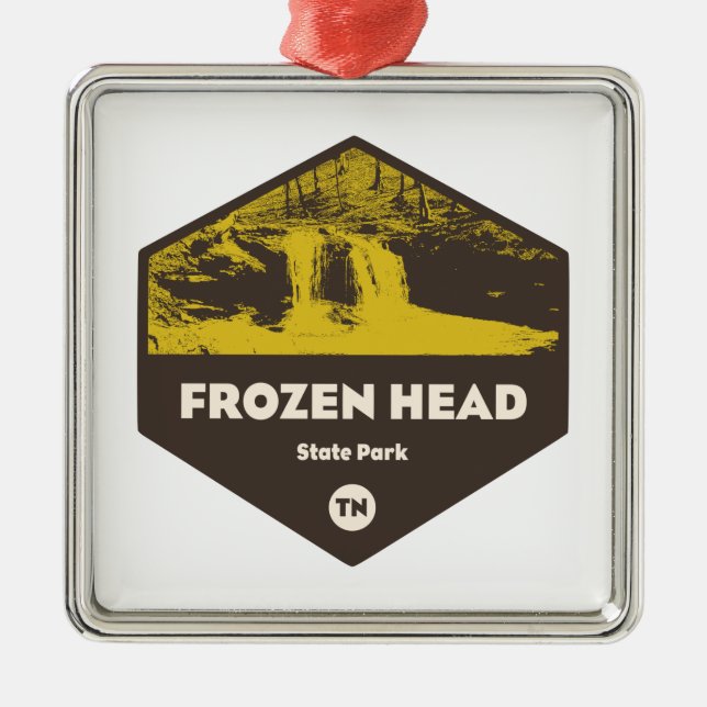 Frozen Head State Park Tennessee Metal Tree Decoration (Front)