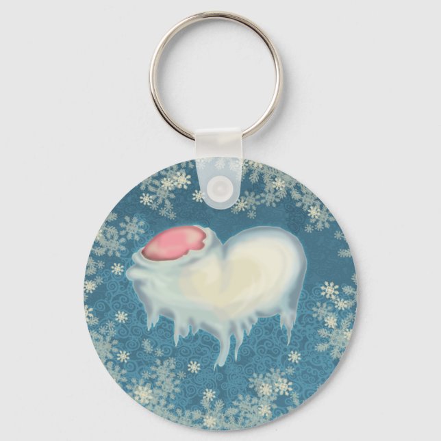 Frozen Heart Key Ring (Front)