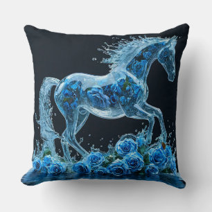 Frozen Horse Cushion