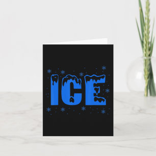 Frozen Ice Bag Fun Halloween Costume  Card