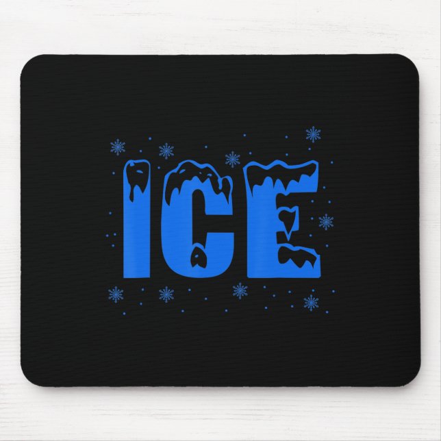 Frozen Ice Bag Fun Halloween Costume  Mouse Pad (Front)