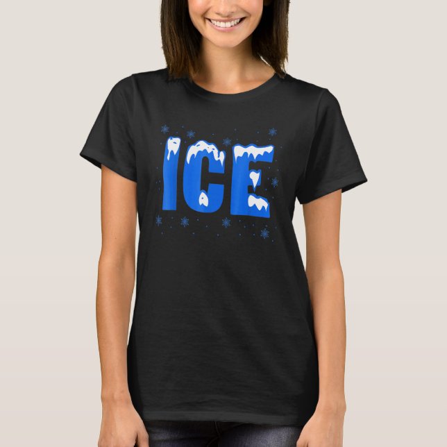 Frozen Ice Bag Halloween 2022 Costume T-Shirt (Front)