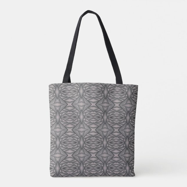 Frozen In Time Abstract Art Tote Bag (Back)