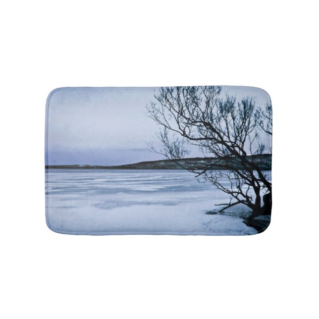 Frozen Lake Bath Mats (Front)